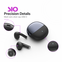 Écouteurs sans fil stéréo portables avec transmission 5.3 sur 10m, compatibles mono et bi-auriculaires