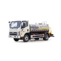 Camion-citerne à eau DONGFENG 4X2 5000L à 2 essieux, camion d'arrosage pour l'assainissement municipal