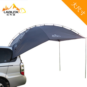 Toldo trasero para coche Laruta 2x3m con protección UV, extensión de tienda de campaña para uso en vehículos. - Product Image 5