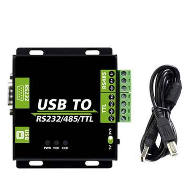 USB to RS232/RS485/TTL UART Bidirectional Industrial Grade Isolation Module New Brand Serial Port Electrical Safety Accessory
