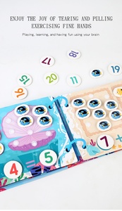 Montessori Học Tập Đồ Chơi Tái Sử Dụng Sticker Cuốn Sách Yên Tĩnh Cuốn Sách Vui Vẻ Du Lịch Dán Không Thấm Nước Sticker Hoạt Động Cuốn Sách Bận Bận Cho Trẻ Mới Biết Đi - Product Image 6