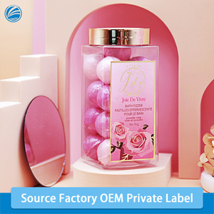 Bombas de Baño de Marca Privada de Fábrica OEM para Set de Regalo de Sal de Baño Mini, Forma Personalizada, 3 Años de Vida Útil, Regalos Navideños, Sal de Soda - Product Image 2