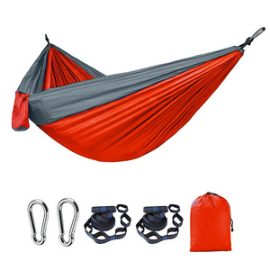 Hamac de camping portable léger en tissu polyester large pour l'extérieur, balançoire de plage durable, <span class=keywords><strong>lit</strong></span> de tente parachute - Product Image 6