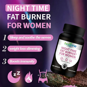 Cápsulas de Apoyo al Metabolismo Nocturno de Marca Privada OEM para Mujeres, Suplemento Herbal para el Sueño y Control de Peso, 60 Unidades - Product Image 3