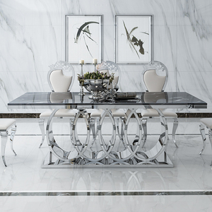 Dining Room stainless steel dining table