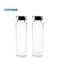 Ampoules en verre transparent de 10 ml avec bouchon à baïonnette, flacons pour sérum, crème pour le visage et les yeux, liquide oral et poudre lyophilisée