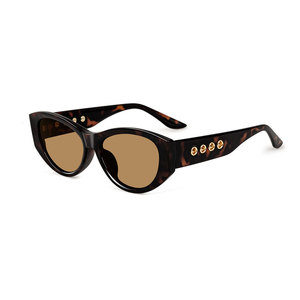 Occhiali da Sole Vintage Cat Eye Chunky Stile Anni '90 Y2K, Occhiali da Sole Retrò con <span class=keywords><strong>Logo</strong></span> Personalizzato OEM, Vendita all'Ingrosso UV400 - Product Image 3