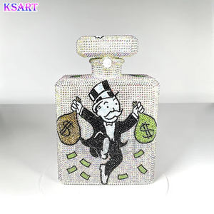 Modèle <span class=keywords><strong>de</strong></span> flacon <span class=keywords><strong>de</strong></span> parfum fait main en DIY, sculpture avec diamants incrustés, en <span class=keywords><strong>fibre</strong></span> <span class=keywords><strong>de</strong></span> <span class=keywords><strong>verre</strong></span> et résine, artisanat décoratif, <span class=keywords><strong>motif</strong></span> - Product Image 6