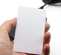 Cartes de visite professionnelles sans contact en PVC avec puce intelligente RFID IC ID 13,56 MHz 125 KHz, personnalisation OEM ODM d'usine