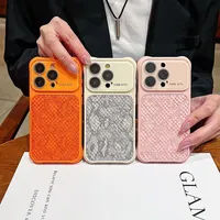 Coque de téléphone effet peau de serpent pour iPhone 17 16 15 14 Pro Max avec grande fenêtre pour objectif d'appareil photo, protection antichoc