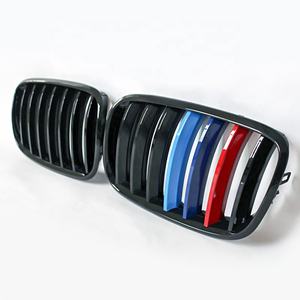Parrilla de parachoques delantero de Material ABS de fábrica para <span class=keywords><strong>BMW</strong></span> <span class=keywords><strong>X</strong></span> Series E70 E71, parrilla de estilo de Color M de línea de listón único para <span class=keywords><strong>BMW</strong></span> <span class=keywords><strong>X5</strong></span> X6 2007-2013 - Product Image 4