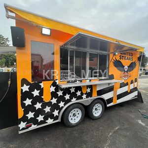 Chariot mobile de vente de café et de jus de fruits, prix d'usine 2025, camion de restauration - Product Image 2