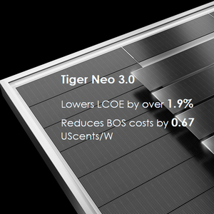 Module Solaire Bifacial 3.0 66 QL6-BDV 650-670 Watt Demi-Cellule Double Verre 650w 655w 660w 665w 670w - Product Image 3