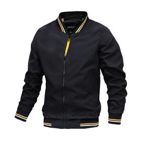 Blouson d'hiver slim pour homme sur mesure, style vintage, style streetwear, fermeture éclair sur le devant, fabricant de vestes OEM - Product Image 3