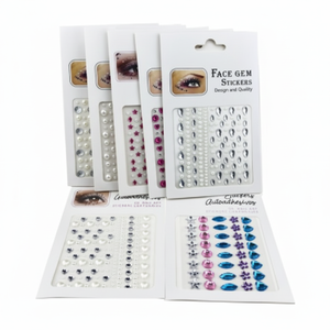 Adesivo epossidico gioiello di cristallo 3D viso decorativo TY16 adesivo gioiello - Product Image 1