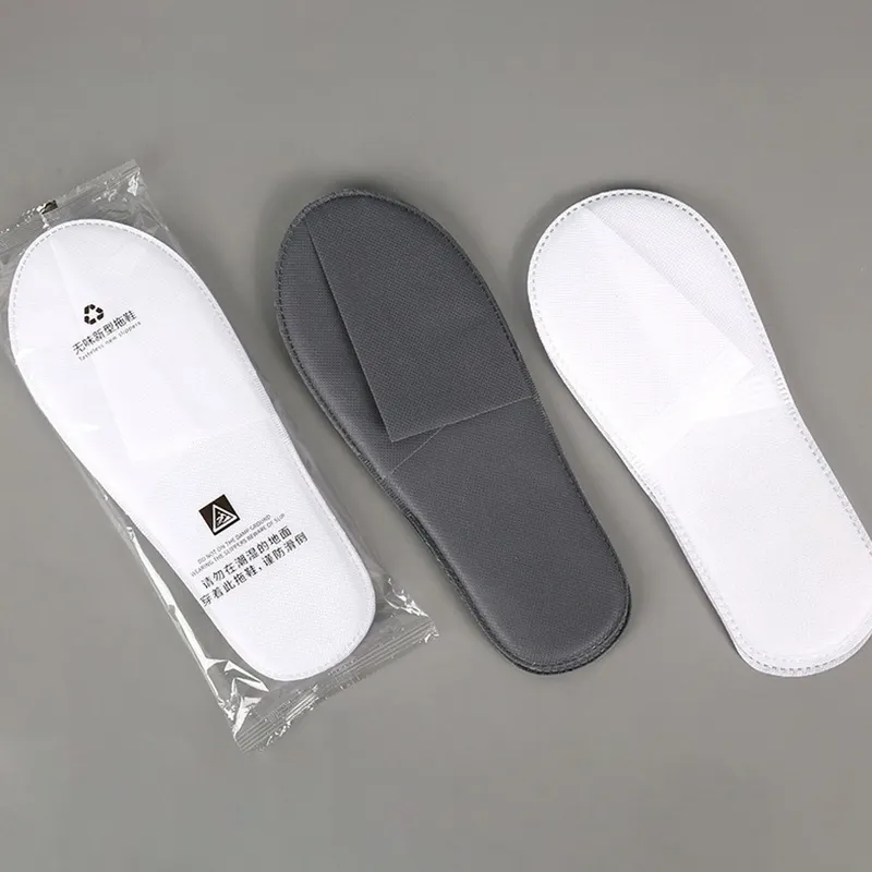 Wholesales Non Woven Fabric Custom Disposable Hotel Slippers