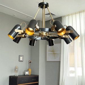 Lampe suspendue nordique en cuivre, éclairage de salon, style grandiose, éclairage de chambre à coucher, salle à manger, luminaire minimaliste pour la maison - Product Image 1