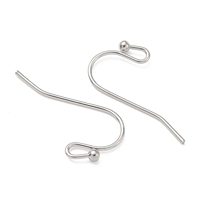 Pandahall SHEGRACE 30 pièces crochets d'oreille en laiton, type agneau