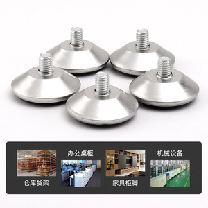 Furniture Leg M8X10X40 Steel <b>Adjustable</b> Heavy Duty Cabinet Hardware Industrial Design - Product Image 5