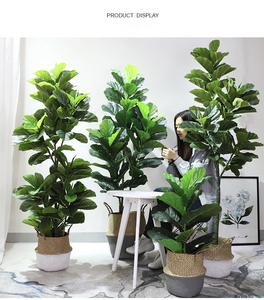 Monstera deliciosatrees-Planta <span class=keywords><strong>artificial</strong></span> de plástico, árbol <span class=keywords><strong>artificial</strong></span>, hojas de plátano para Decoración - Product Image 6