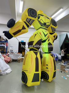 Costume gonflable <span class=keywords><strong>de</strong></span> marche jaune <span class=keywords><strong>de</strong></span> bourdon Costume gonflable <span class=keywords><strong>de</strong></span> transformateur <span class=keywords><strong>de</strong></span> robot pour le défilé - Product Image 2