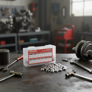 Kit de Adaptadores Hidráulicos Vevor Bspp, Surtido de Tapones y Conectores de 64 Piezas, Acero Inoxidable - Product Image 2