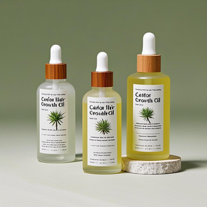 น้ำมันละหุ่งโรสแมรี่ธรรมชาติบำบัดผมปลอดสารพิษจากเฮกเซนสำหรับผมบางรากแข็งแรง - Product Image 5