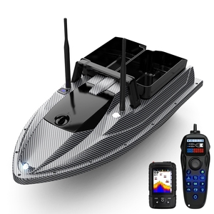 เครื่องตรวจจับปลา V600 Pro ระยะ 500 ม. เรือตกปลาพร้อม GPS โซนาร์ ตัวปล่อยเหยื่อ เครื่องวัดความลึก 4 โซน 200 จุด GPS พร้อมรีโมทคอนโทรลแบบ Twin-Power - Product Image 1
