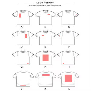 T-shirts unis vierges de haute qualité vêtements pour hommes Streetwear t-shirts personnalisés grande taille 100% coton t-shirts pour hommes - Product Image 3