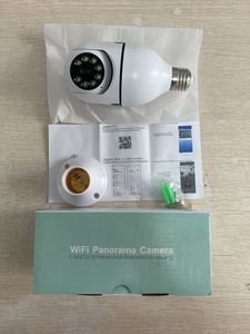 A6 ampul soket PTZ E27 720P kablosuz X-IOT kam App Video kamera WiFi güvenlik ışığı 360 derece panoramik bebek Pet CCTV monitör