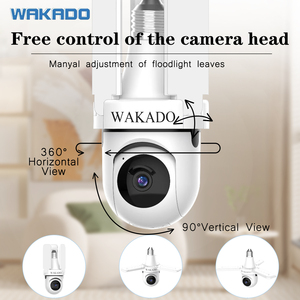 Ampul kamera 2MP iki yönlü ses CCTV Wifi <span class=keywords><strong>IP</strong></span> kamera işık gece görüş ampul PTZ kamera - Product Image 3