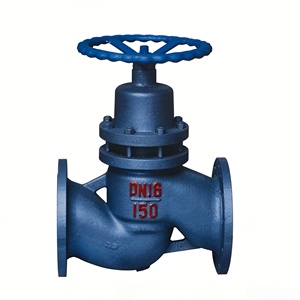 Tope de Pistón con Brida de Hierro Fundido para Tuberías de Agua Caliente, Apto para Aplicaciones de Alta Temperatura - Product Image 1