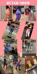 Ropa Deportiva para Exteriores, Cintura Alta, Jacquard Floral, Largo hasta el Tobillo, Sexy, Levanta Glúteos, Fitness, Sin Costuras, Impermeable, Transpirable, Cintura Elástica - Product Image 6