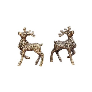 1 pz. Ornamento Vintage Artigianale in Ottone a Forma di Cervo Sika, Decorazione <span class=keywords><strong>da</strong></span> Tavolo per la Casa, Ornamento per Tea Pet - Product Image 2
