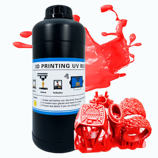 Liquid Photopolymer Castable Resin LCD DLP Printer UV Resin 3D for Jewelry Casting Molds