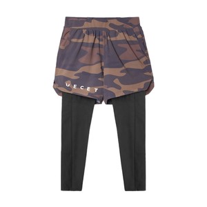 Yu Hong Men's Sports Shorts <b>Mid</b> Waist Double <b>Layer</b> Elastic Breathable For Outdoor Training - Product Image 5