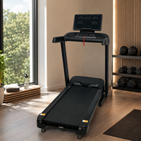Caminadora K-FIT GSTH-5210 con Inclinación Automática de 20 Niveles, 20 km/h, Motor de 4.5 HP, 24 Programas, Música por Bluetooth, Carga Inalámbrica, Gimnasio en Casa