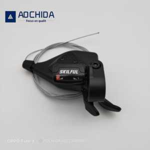 Accesorios para bicicleta, palanca de cambios de cadena de dedo dividido, 3 velocidades * 9 velocidades, 27 velocidades, <span class=keywords><strong>desviador</strong></span> de bicicleta de alta calidad SKILFUL - Product Image 2