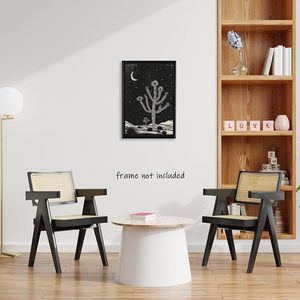 Western Desert Landscape Wall Art Prints Joshua Tree <span class=keywords><strong>Block</strong></span> Poster,Boho Southwestern Wall Decor - Product Image 2