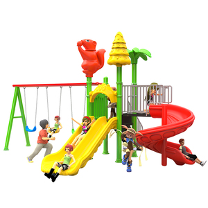 Commercial Adventure Park Children Play Ground Equipment Preschool Plastic <strong>Slide</strong> Swing Set Kids Playground Outdoor - Product Image 2