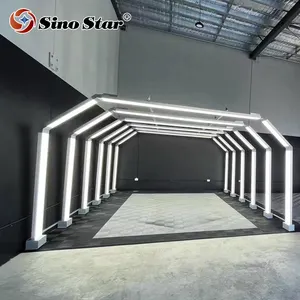 SGE1006 Le panneau lumineux de tunnel LED de cabine standard et double pour le garage et la cabine de revêtement de voiture