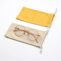 Offre Spéciale microfibre cordon pochette étui souple lunettes de soleil pochette de rangement pour lunettes