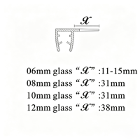 Bandes d'étanchéité en PVC modernes, imperméables et anti-collision, très vendues, pour portes de douche, certifiées SGS, pour usage hôtelier