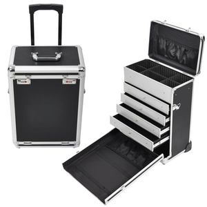 Estuche de Almacenamiento para Discos de Vinilo de Aluminio de 12 Pulgadas Fabricado en China con 3 Filas para Micrófono Inalámbrico y Equipo de Cámara - Product Image 1