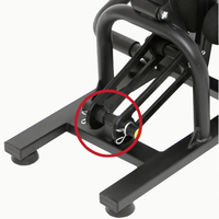 Máquina de Ejercicios para Estirar la Espalda, Equipo de Gimnasio Profesional, Mini Mesa de Inversión para Ejercicios Musculares de Espalda
