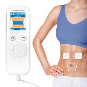 Perangkat pijat tangan ABS portabel, layar warna 1.8 inci LED 35 mode elektroda logam penghilang nyeri Stimulator fisik - Product Image 4