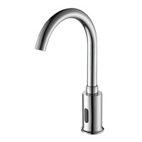 Robinet de salle de bains à capteur IR, robinet en acier inoxydable à capteur IR pour robinet de salle de bains Public de la buanderie