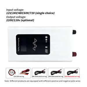 Vente en gros usine Onduleur à onde sinusoïdale pure 1500W DC 12V-72V vers AC 6A/13V pour usage automobile et domestique <span class=keywords><strong>solaire</strong></span> - Product Image 4