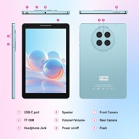 Tabletas de Juego Inteligentes con Pantalla de 8 Pulgadas, Venta al por Mayor de Fábrica, con WiFi 5G, Computadora de 8 Pulgadas para Negocios/Juegos/Educación