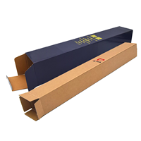 Boîte en papier kraft écologique personnalisée, grande, longue, pliable, petite, pour l'emballage de produits artisanaux, cosmétiques, huiles essentielles, parfums